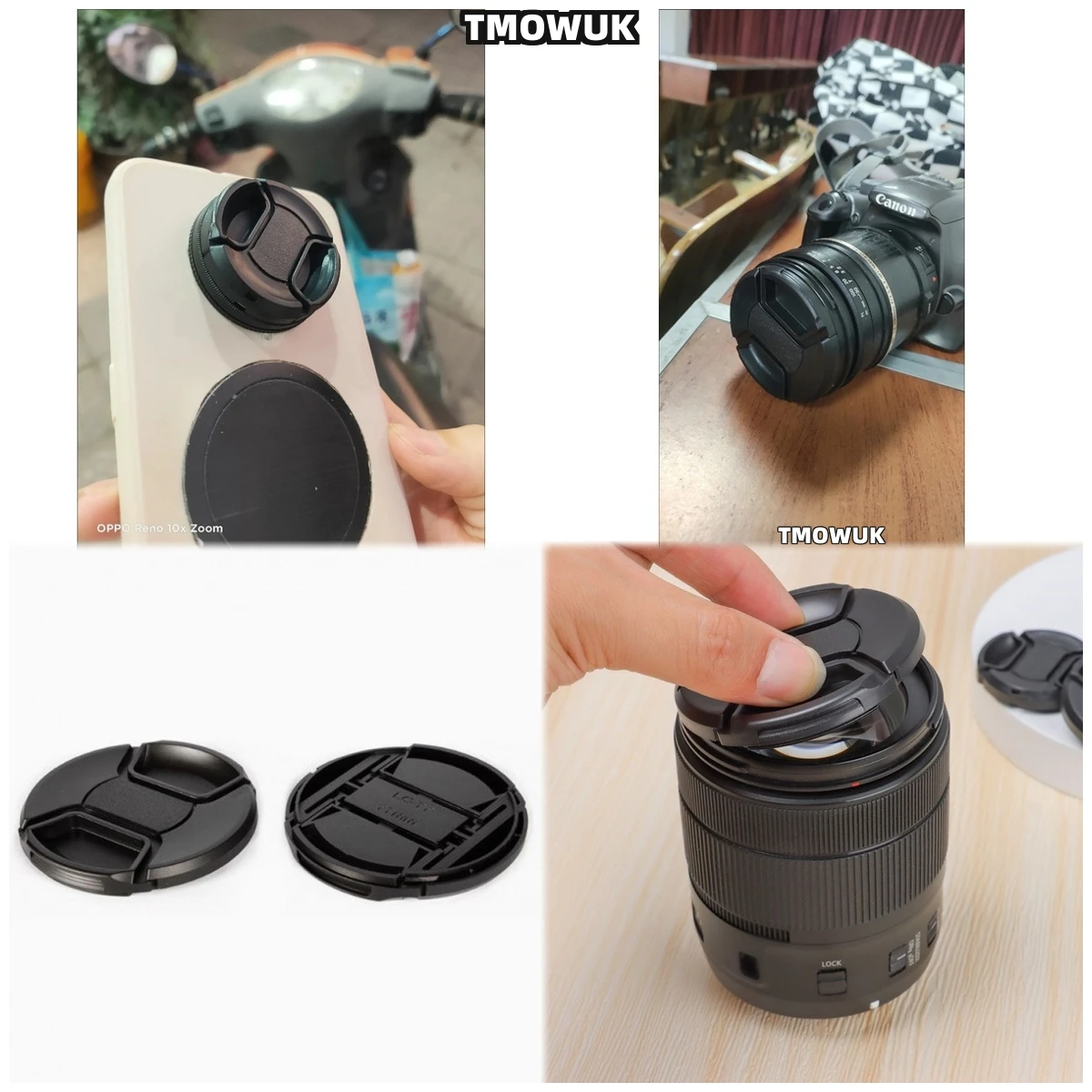 Canon Camera Eos M50 Mark Ii - Capuchon d'objectif de protection à clipser