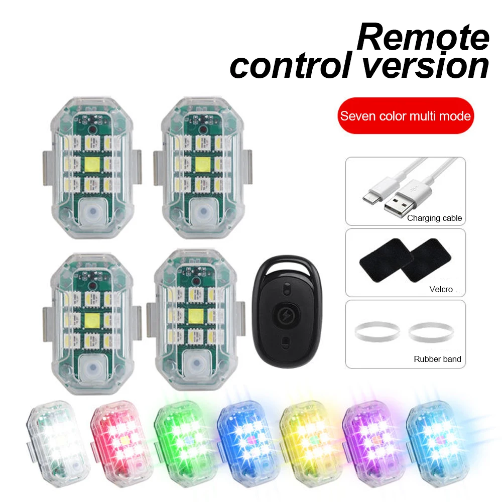 Drone Beacon Light - Lumière stroboscopique LED pour avion, télécommande