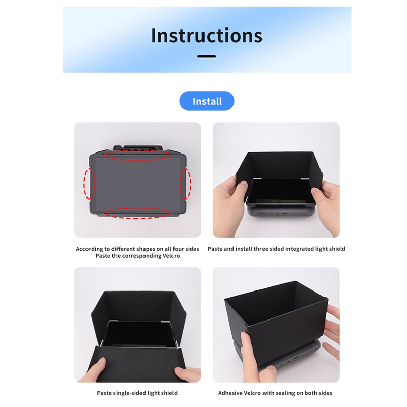Drone Controller Hood - CJSD-pour DJI Mavic 4 Pro pare-soleil