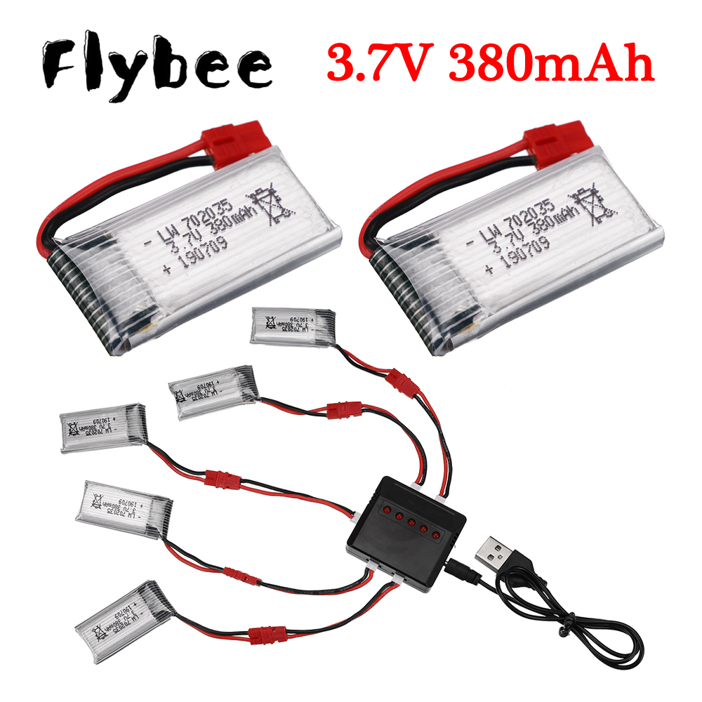 Drone Battery Charger - Batterie Lipo 3.7V 380mAh Avec Chargeur
