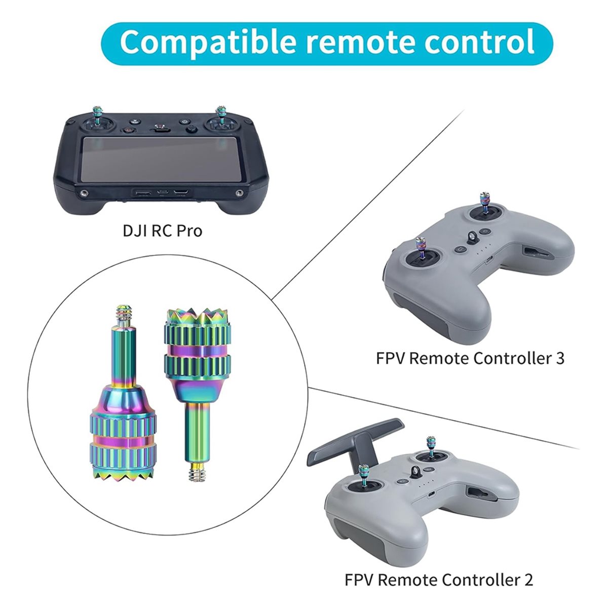 DT75BG 4PCS Manettes de contrô - Drone Control Stick avis et prix