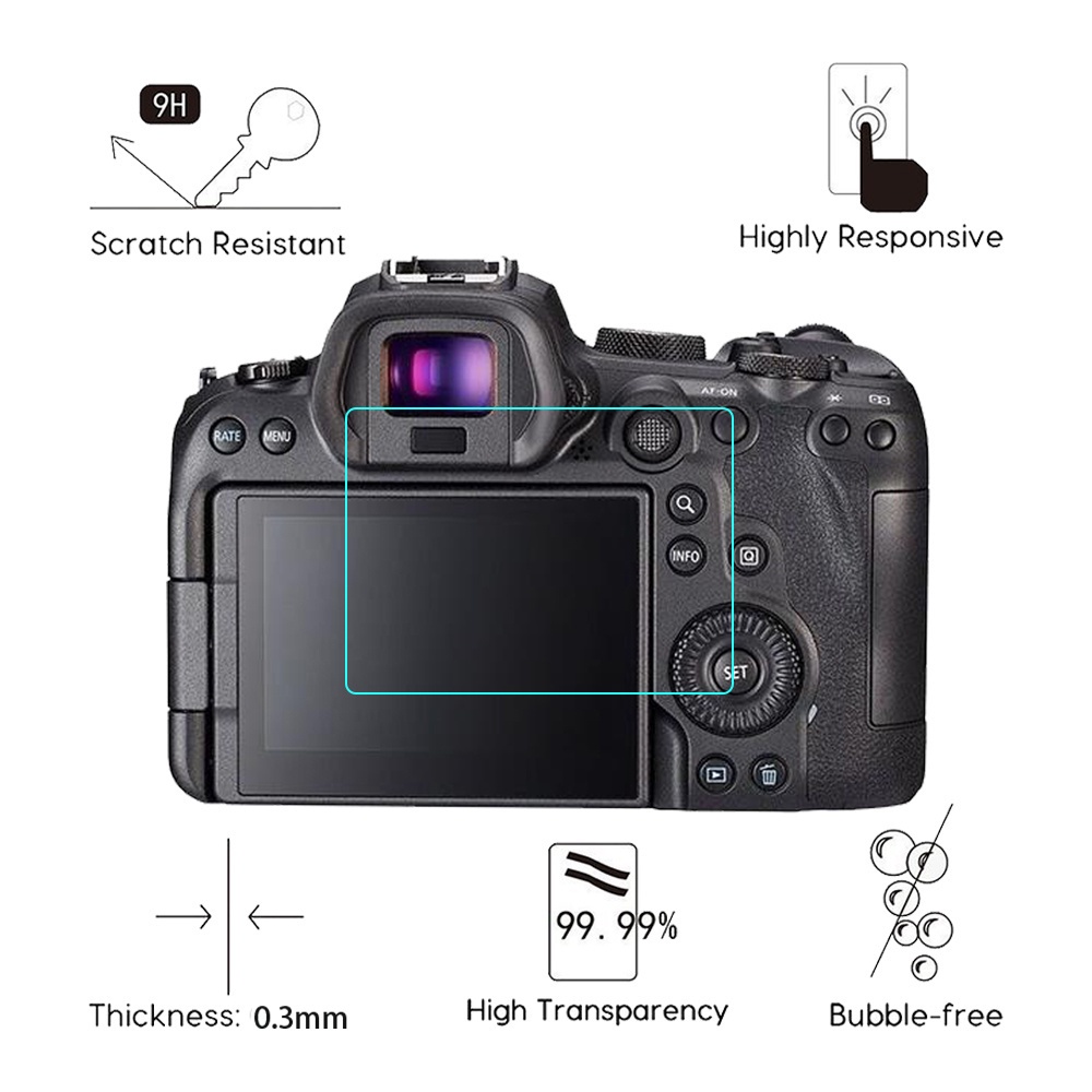 Film de protection en verre po - Canon Camera Eos M50 Mark Ii avis et prix
