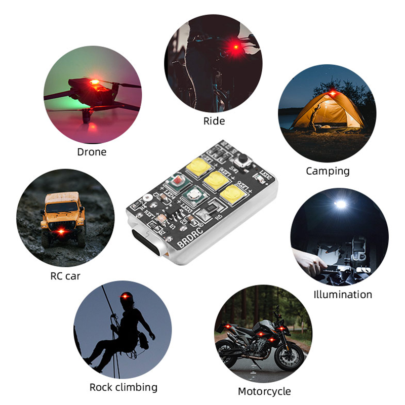 Mini lumière stroboscopique po - Drone Beacon Light avis et prix