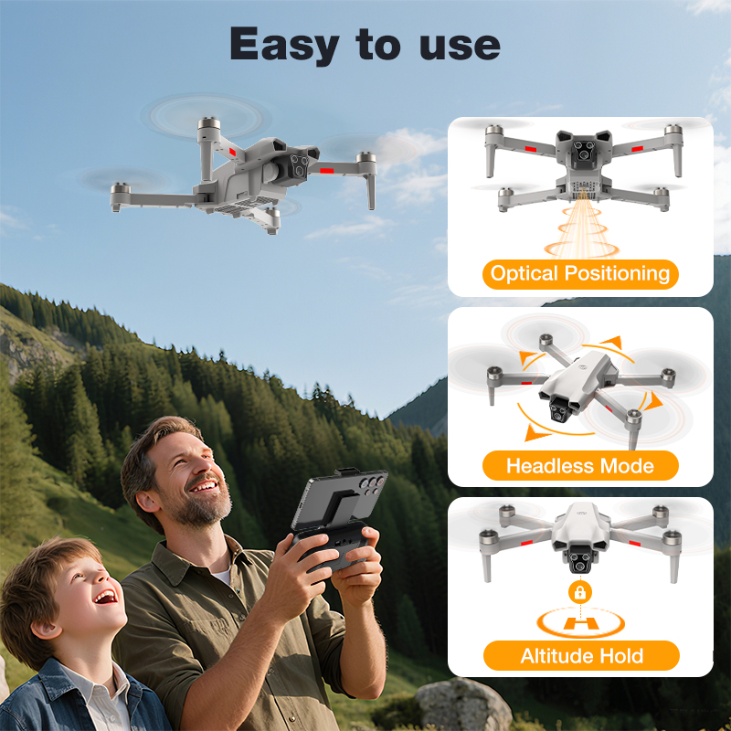 NOUVEAU Drone L017 Pro Brushle - Drone Power Bank avis et prix